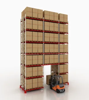 Фронтальні палетні стелажі